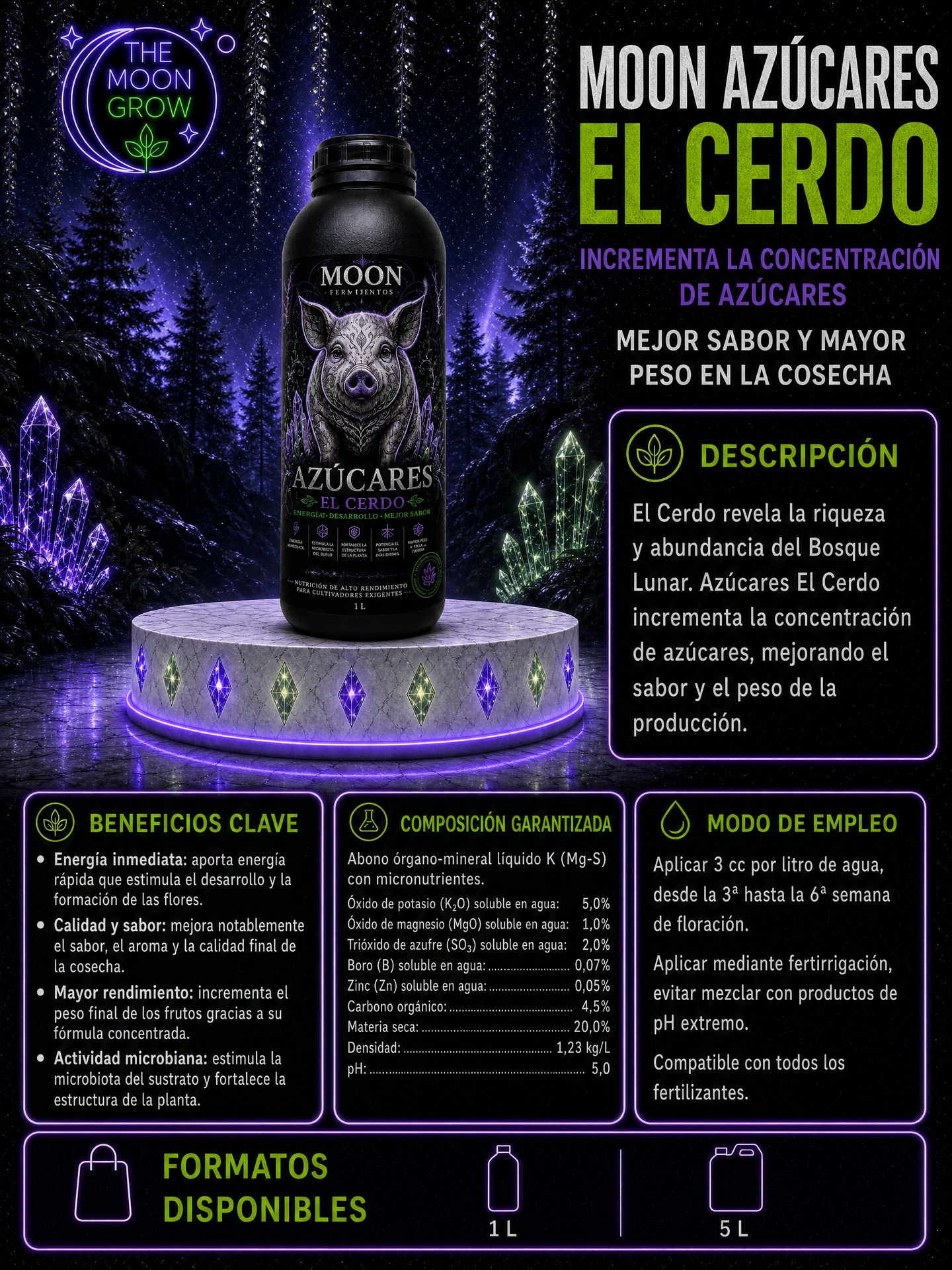 MOON AZÚCARES · EL CERDO