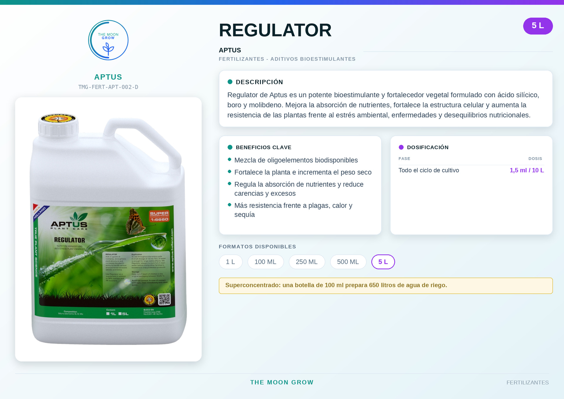 Regulator APTUS 5 L