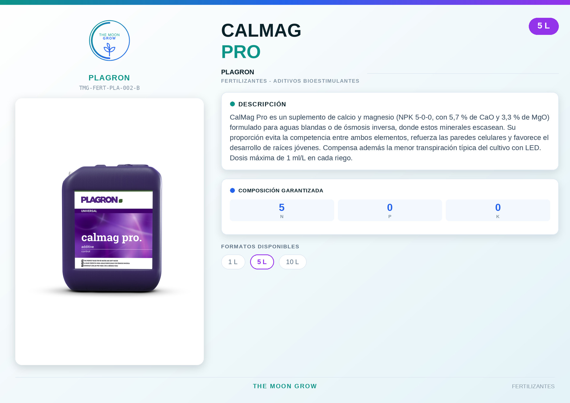 CalMag Pro PLAGRON 5 L