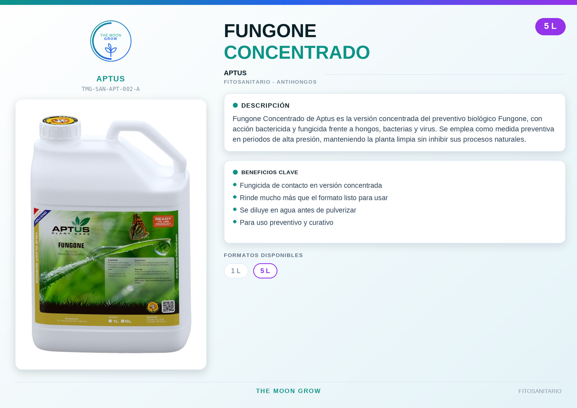 Fungone Concentrado APTUS 5 L