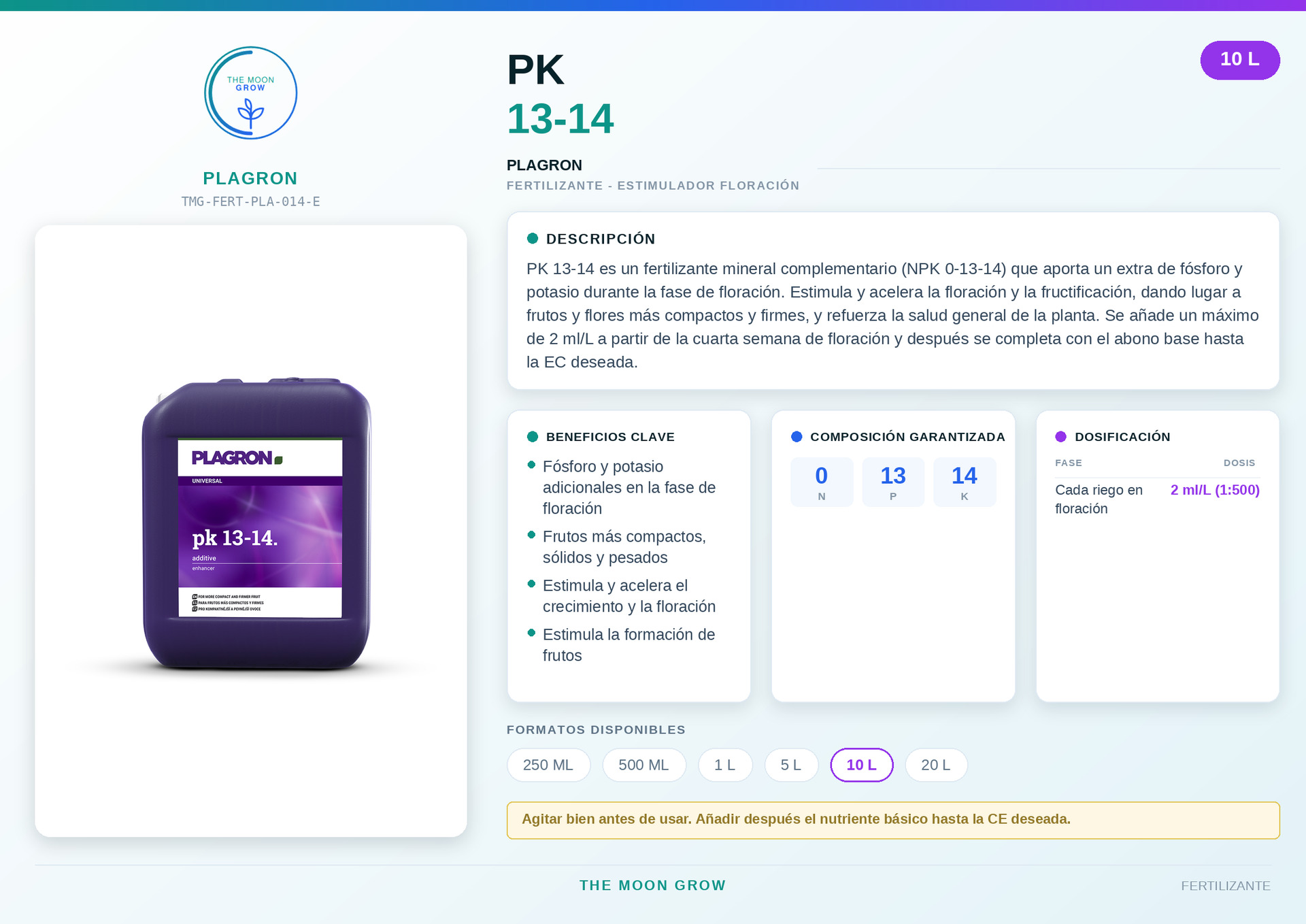 PK 13-14 PLAGRON 10 L