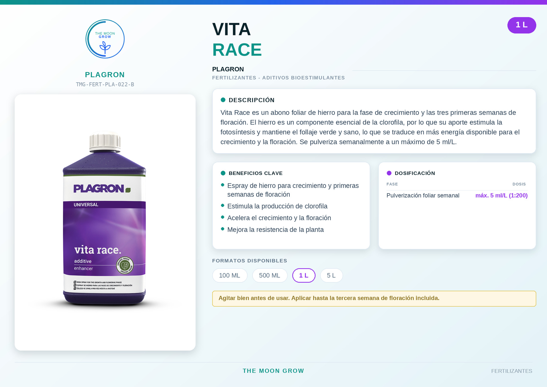 Vita Race PLAGRON 1 L