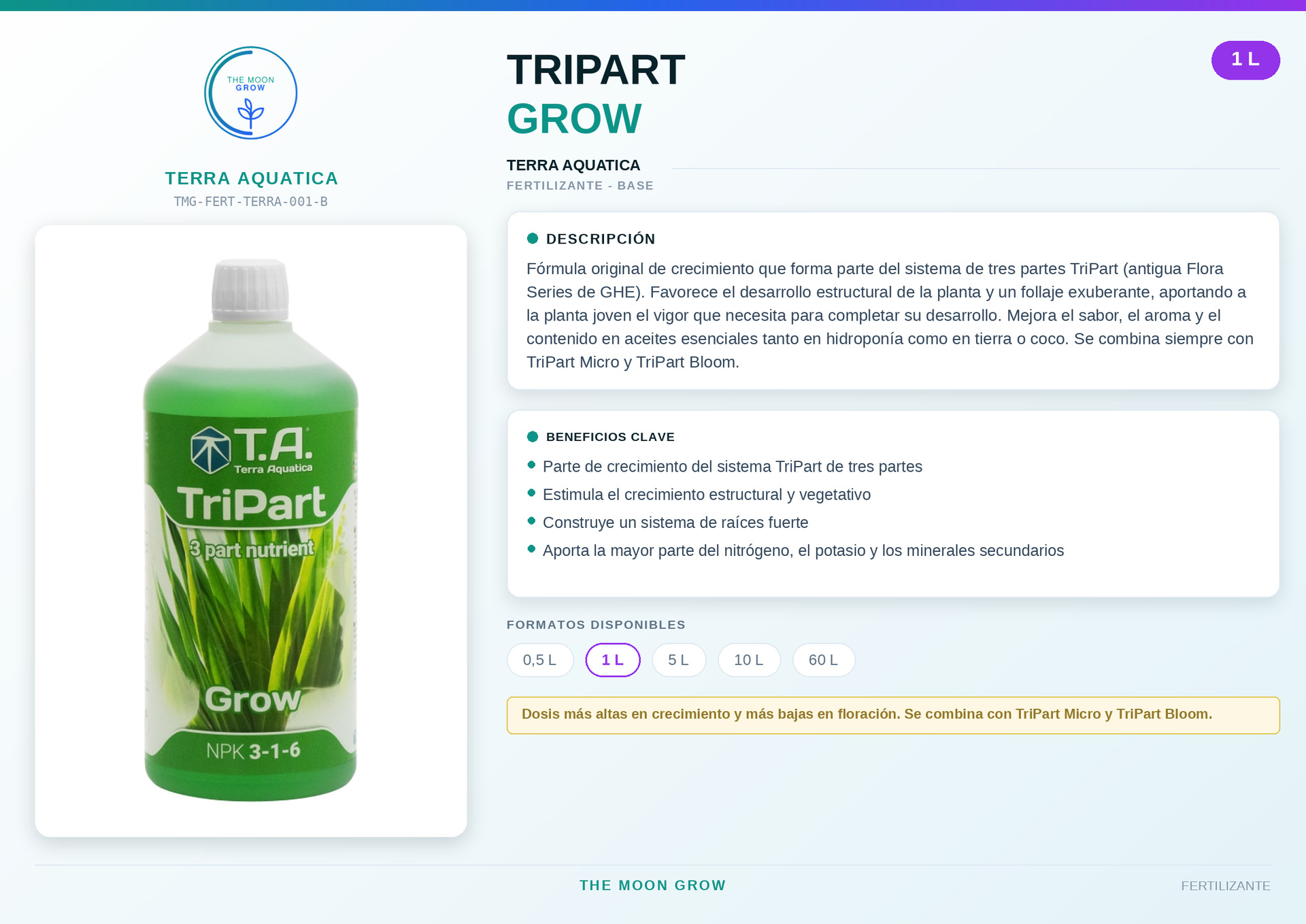 TRIPART GROW TERRA AQUATICA 1 L