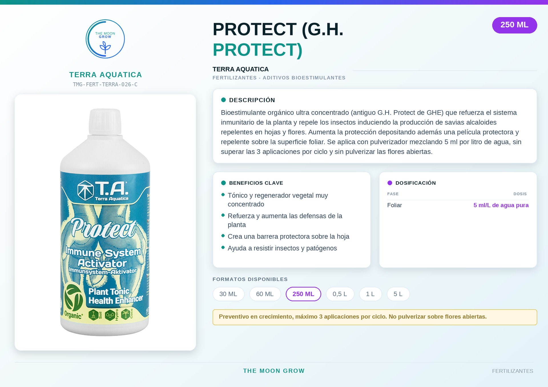 PROTECT (G.H. PROTECT) TERRA AQUATICA 250 ml