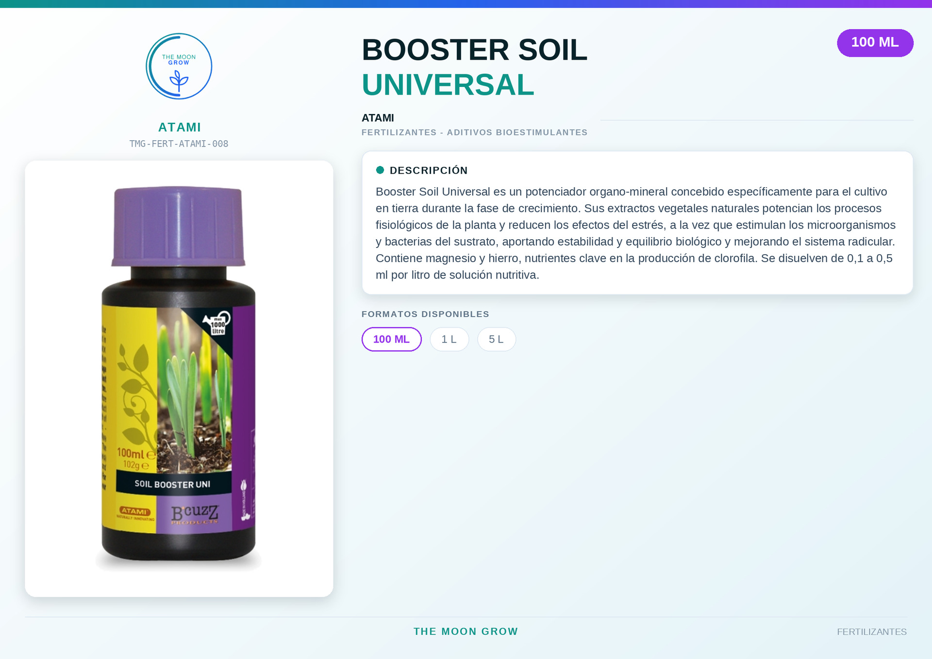 Booster Soil Universal ATAMI 100 ml