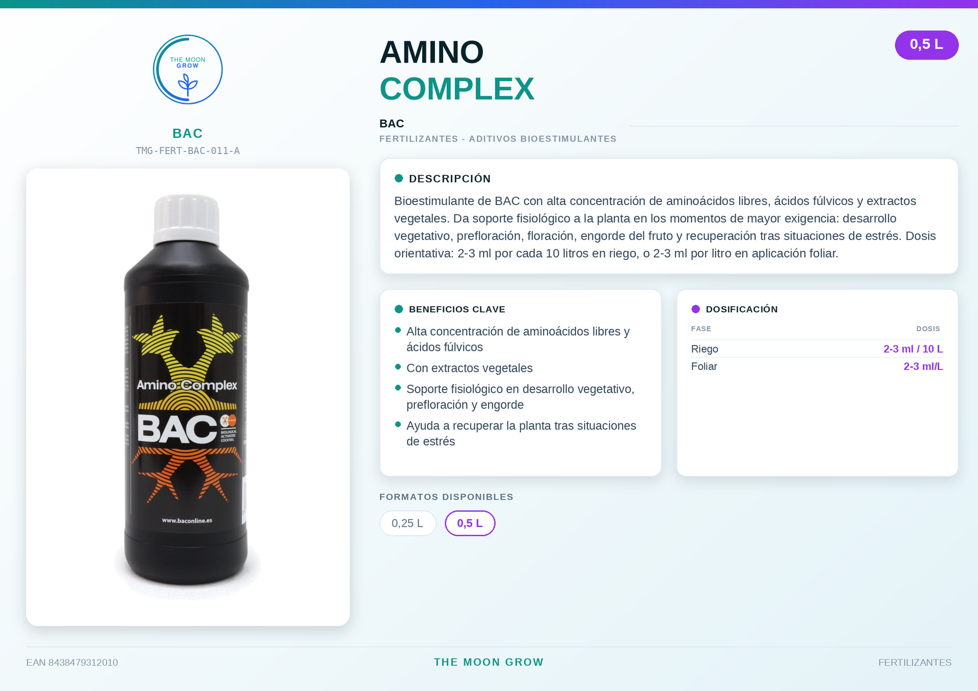 Amino COMPLEX BAC 0,5L