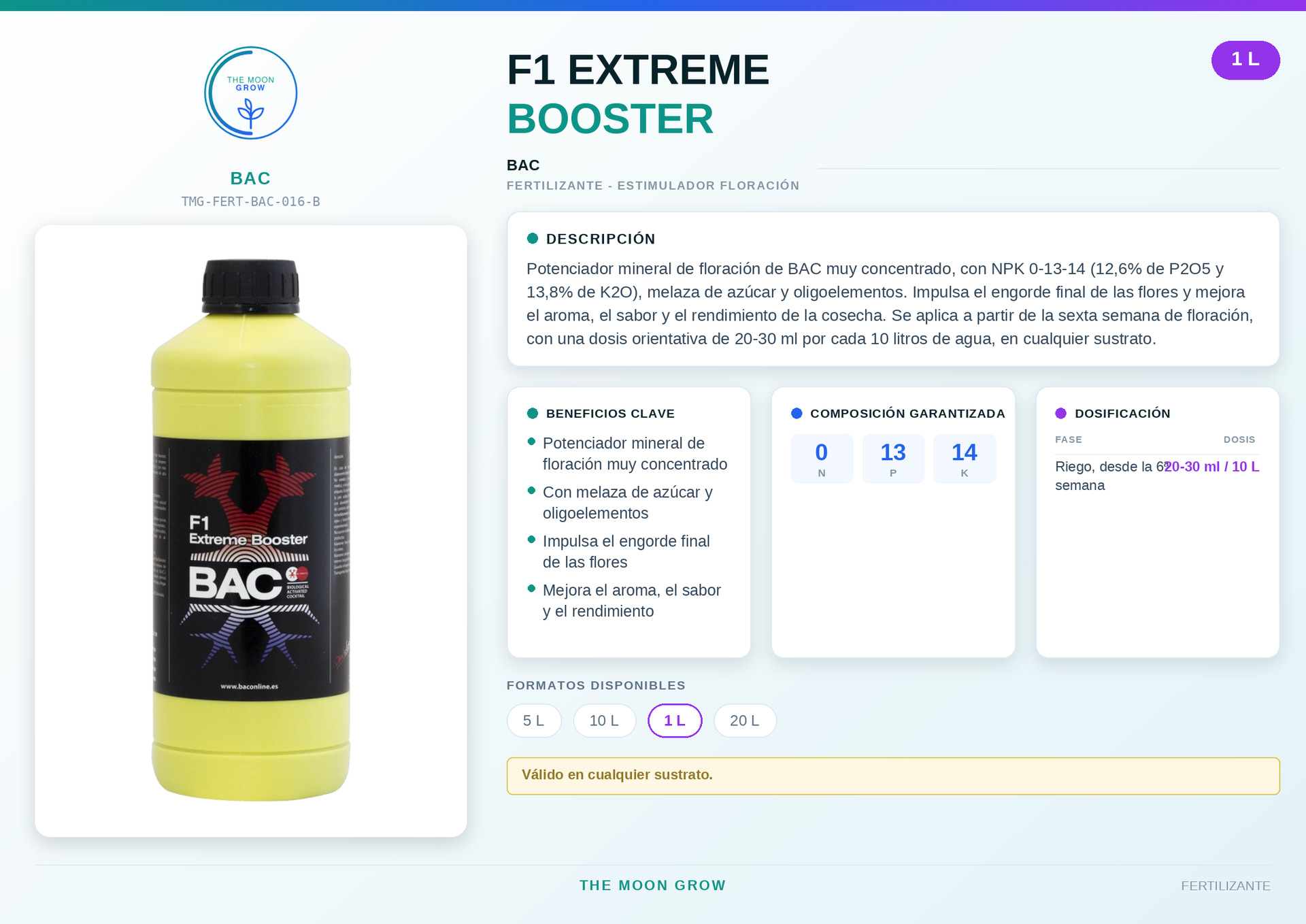 F1 Extreme Booster BAC 1L