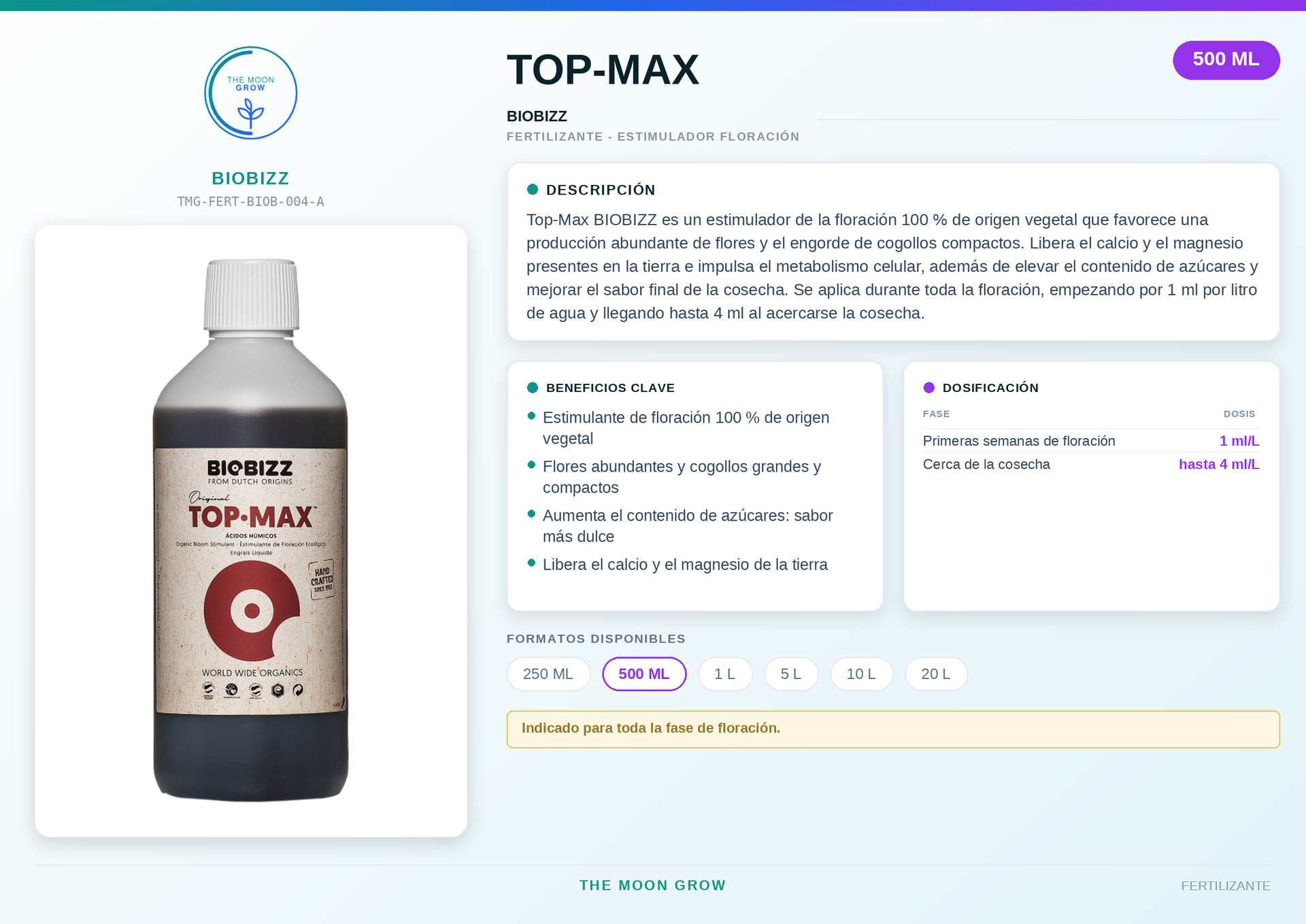 Top-Max BIOBIZZ 500 ml