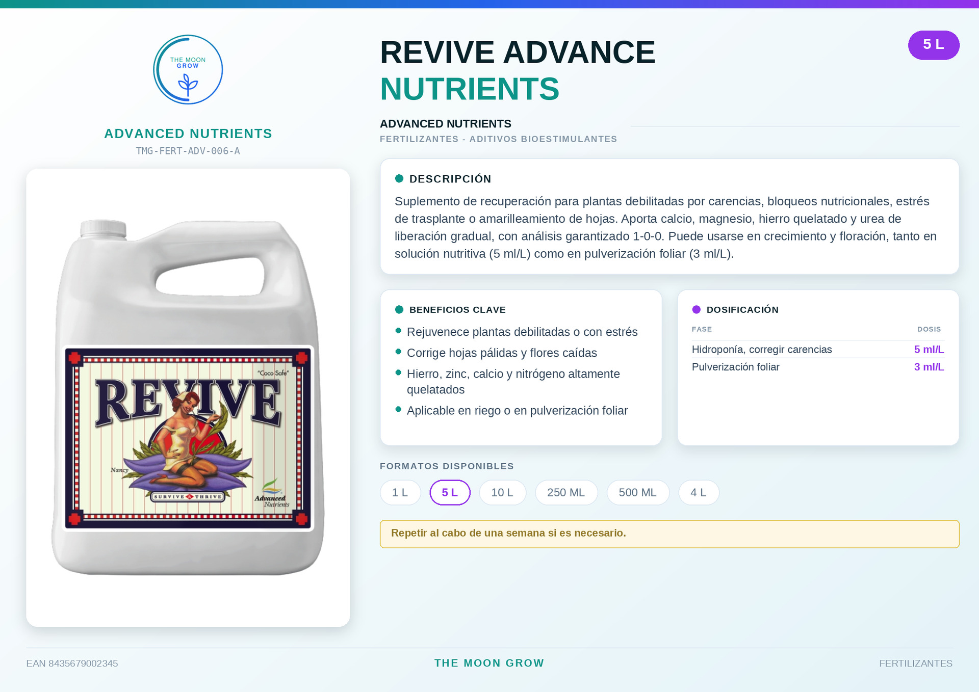 Revive ADVANCE NUTRIENTS 5L