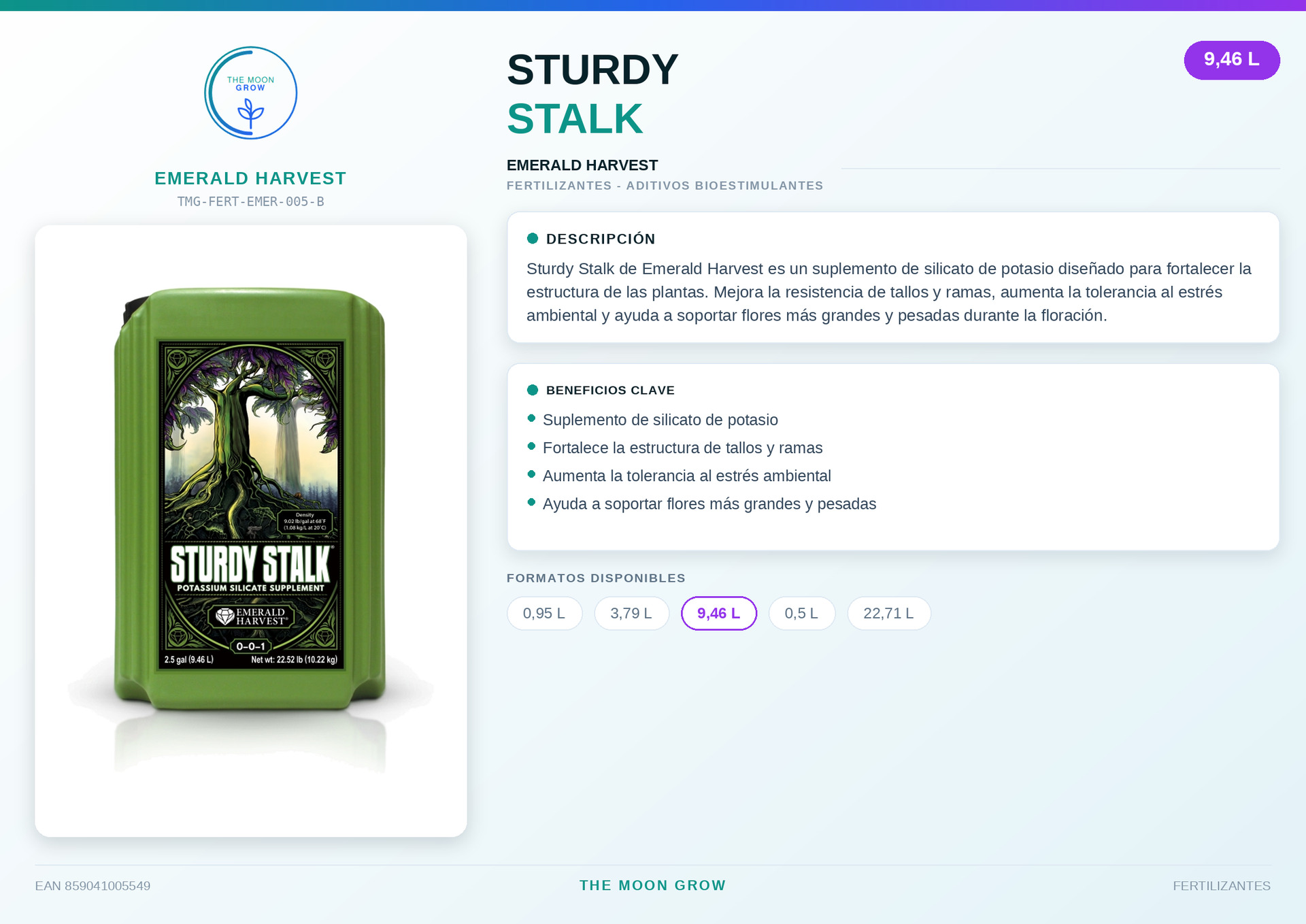 Sturdy Stalk Emerald Harvest 9,46L