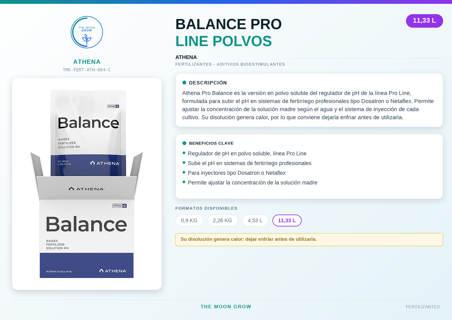 Balance Athena Pro Line POLVOS 11,33L