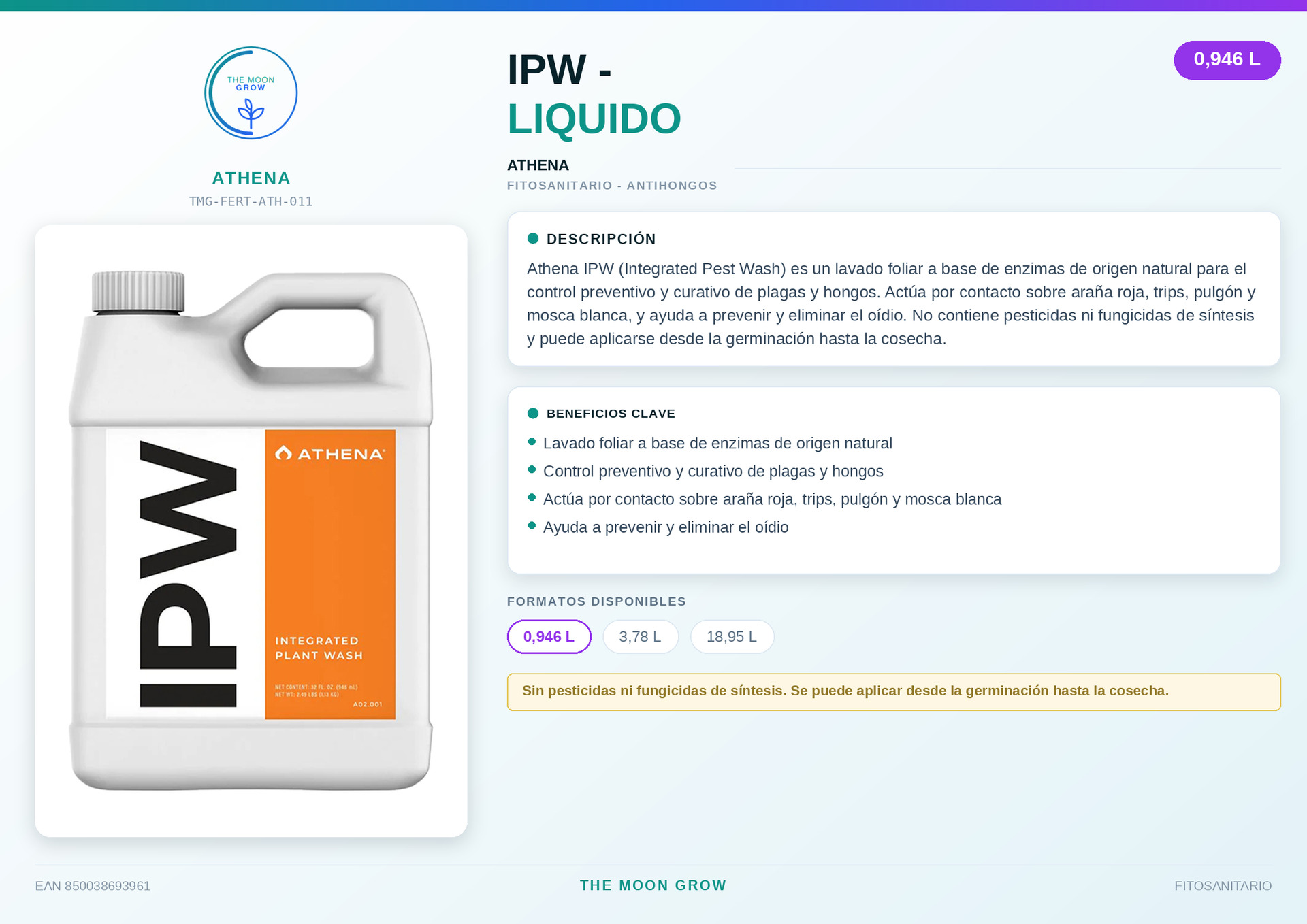 IPW Athena - LIQUIDO 0,946L