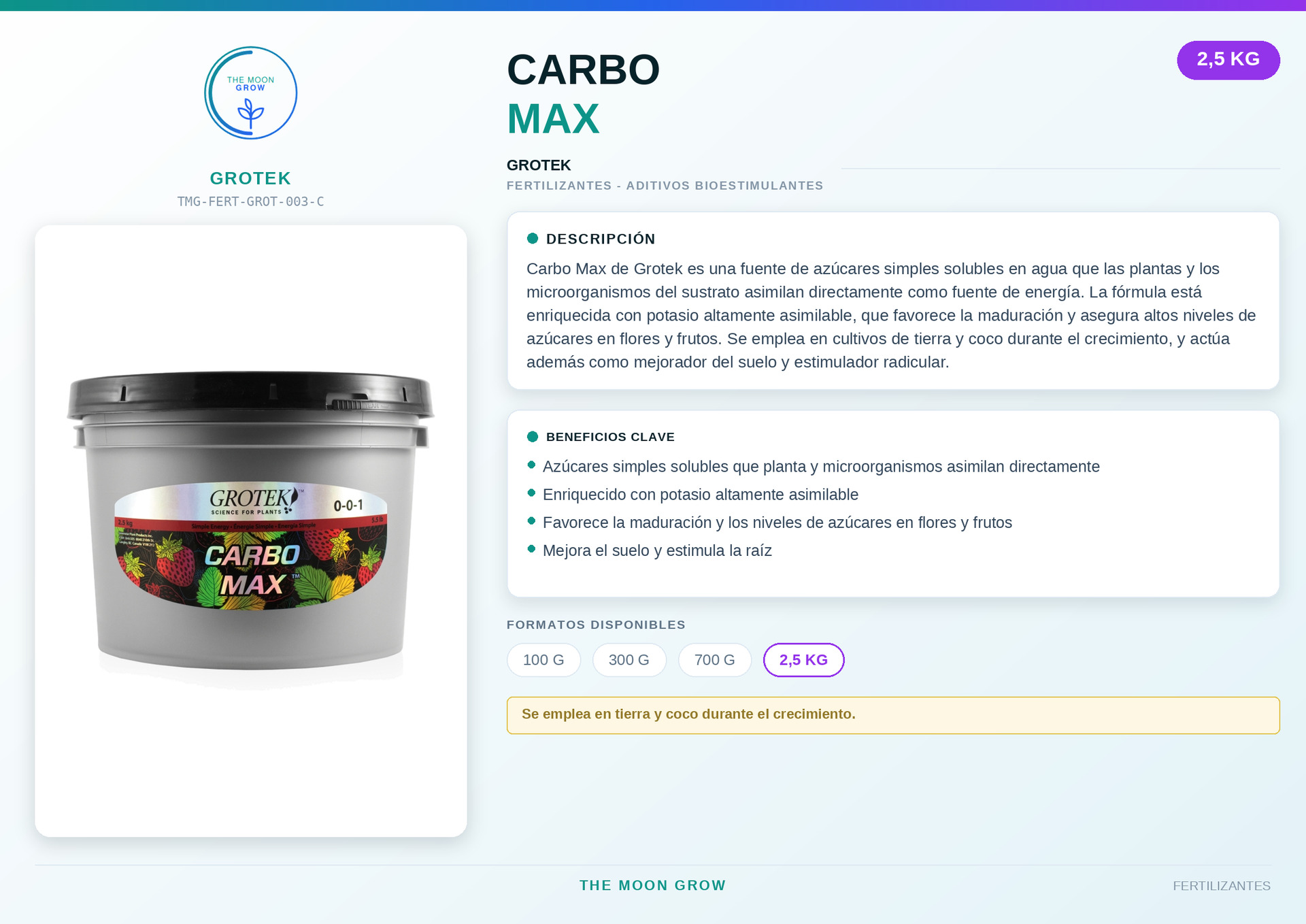 Carbo Max GROTEK 2,5 kg