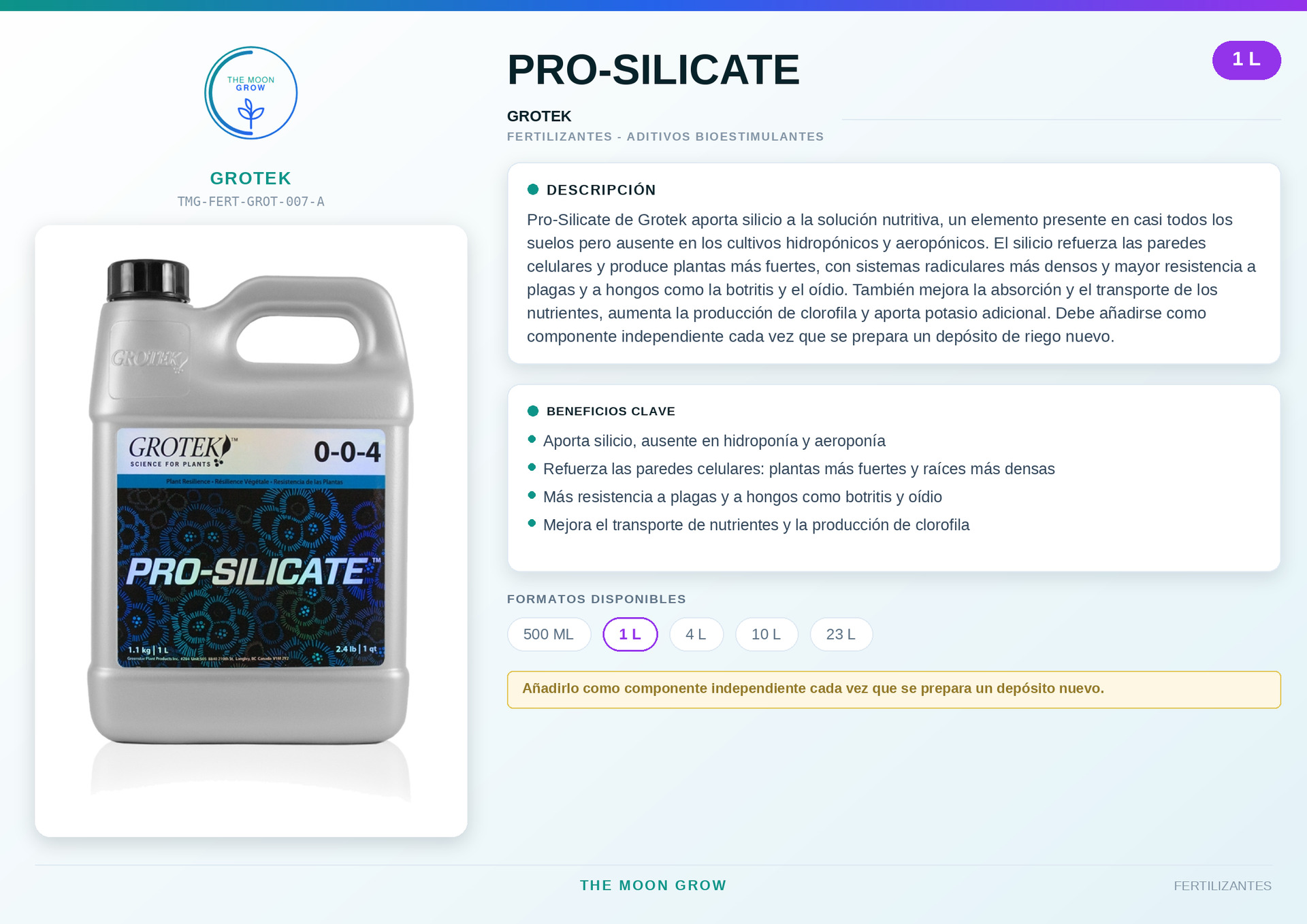 Pro-Silicate GROTEK 1 L