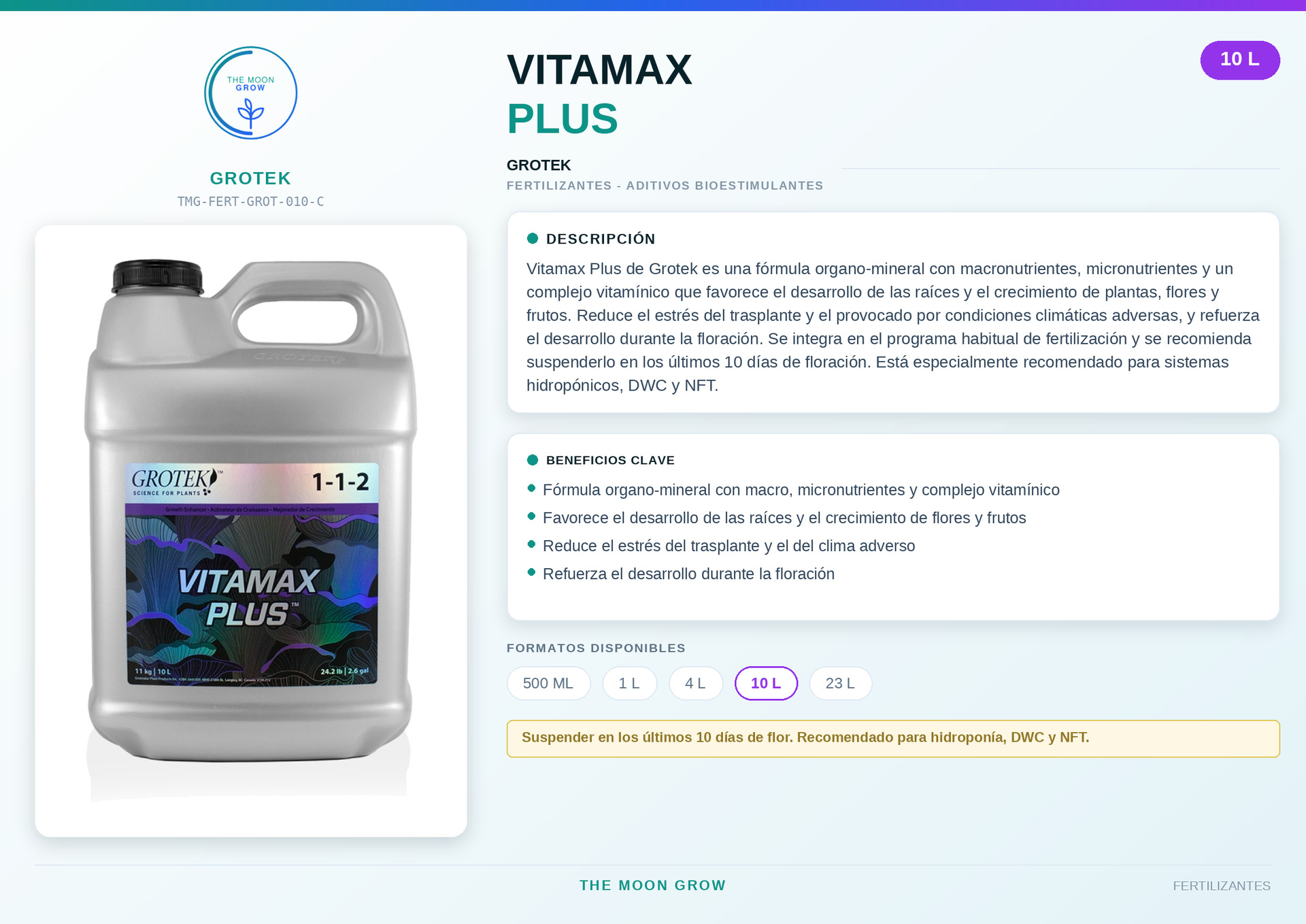 Vitamax Plus GROTEK 10 L