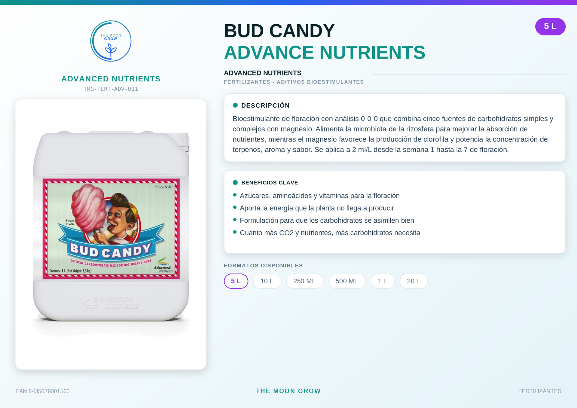 Bud Candy ADVANCE NUTRIENTS 5L
