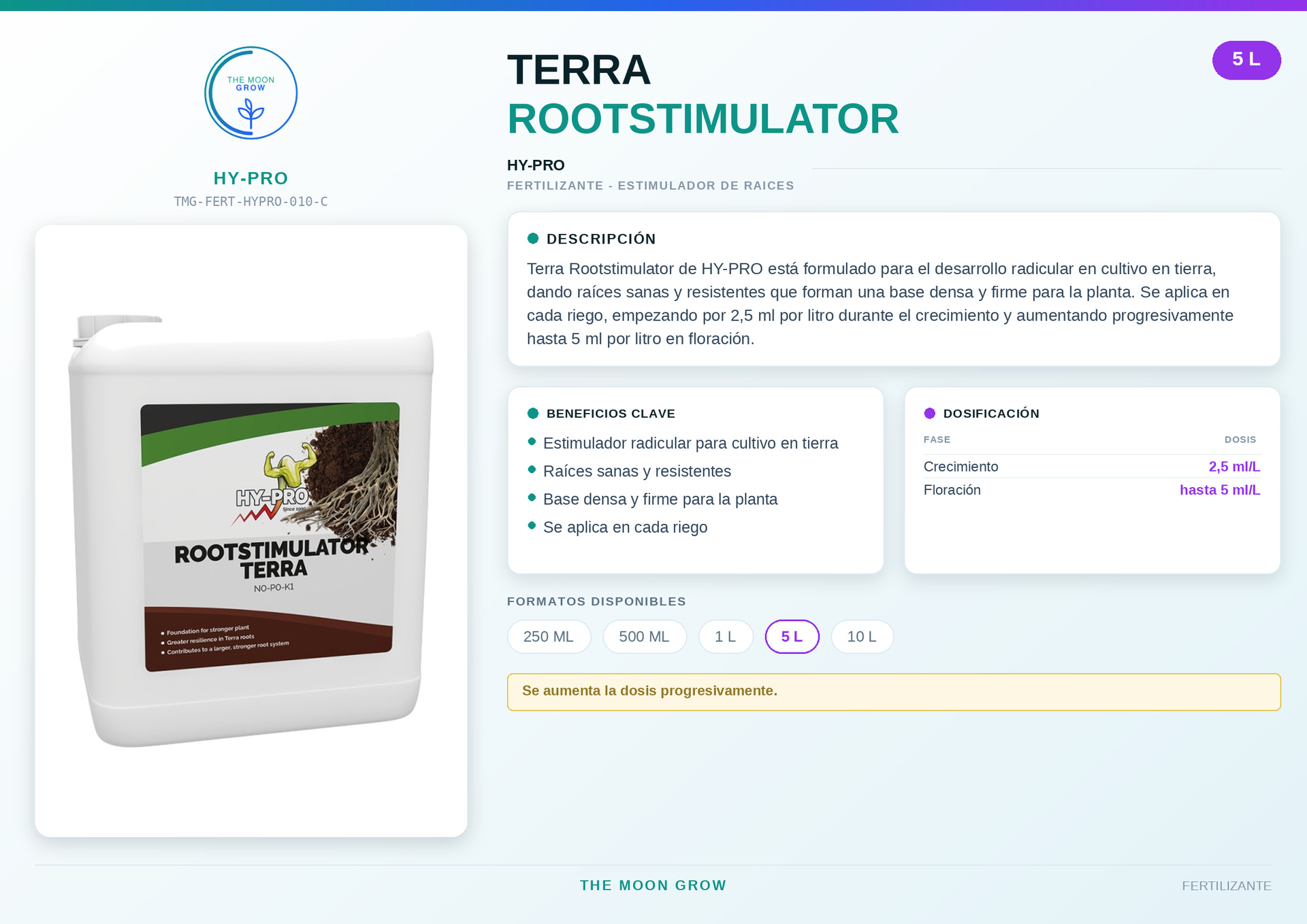 Terra Rootstimulator HY-PRO 5 L