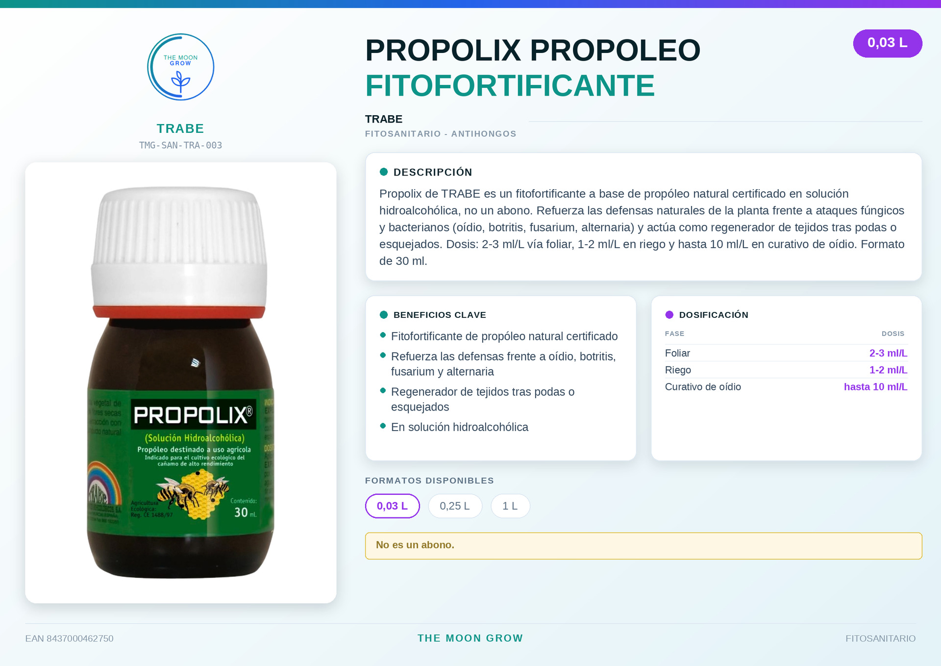 Propolix Propoleo FITOFORTIFICANTE 0,03L