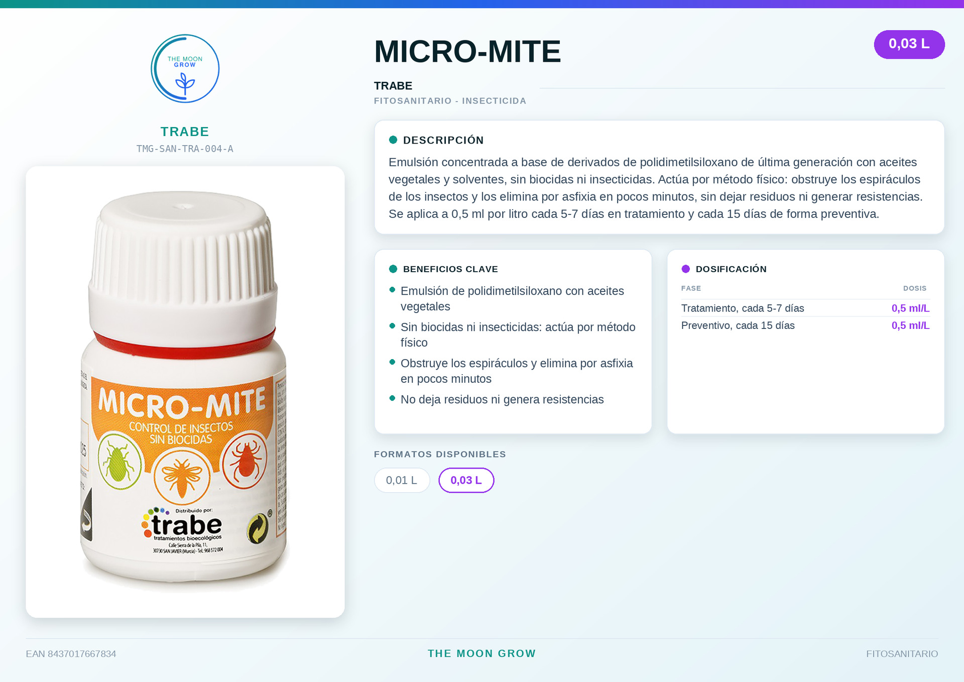 MICRO-MITE TRABE 0,03L