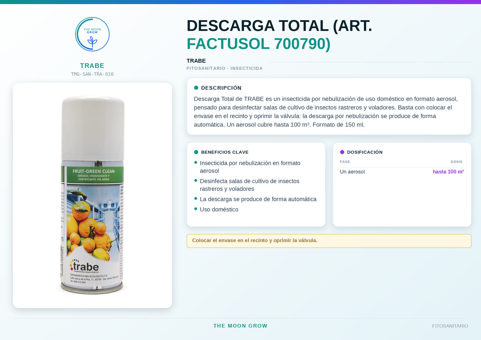 DESCARGA TOTAL TRABE (art. Factusol 700790)