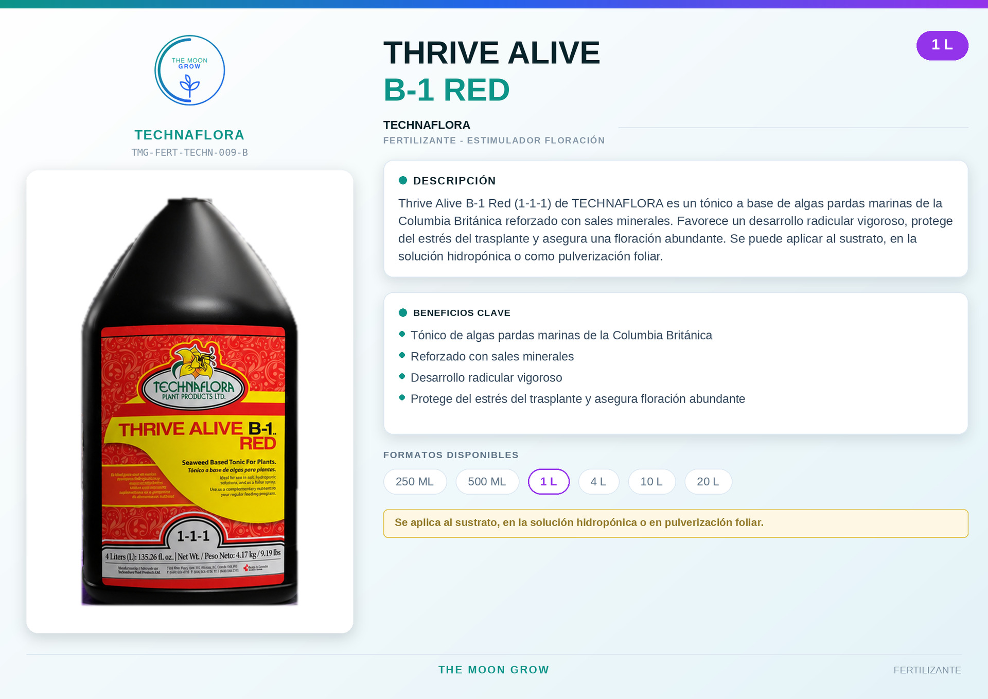 Thrive Alive B-1 Red TECHNAFLORA 1 L