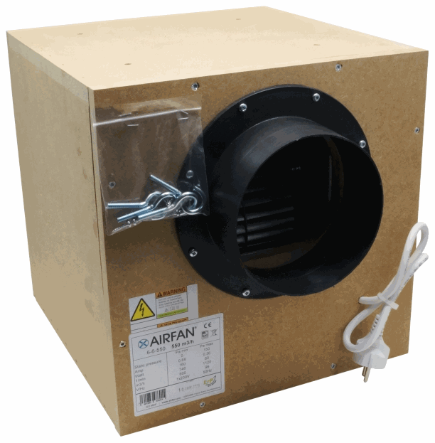 [TMG-CLI-CYCL-004-A] Caja de ventilación Isobox HDF CYCLONE 550 m³/h