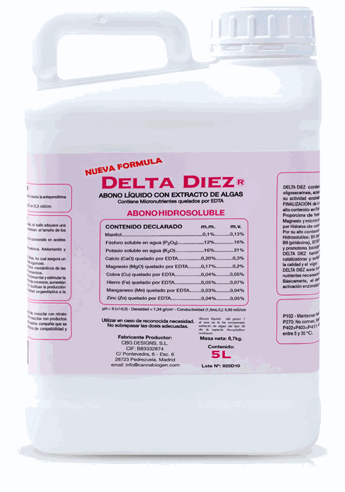 [TMG-FERT-CAN-024-B] Delta 9 Cannabiogen 5L
